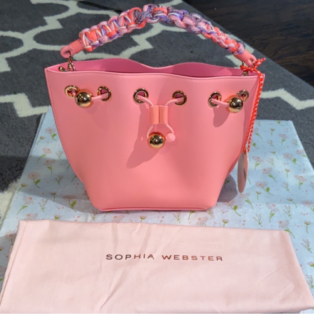 Sophia Webster bucket crossbody purse